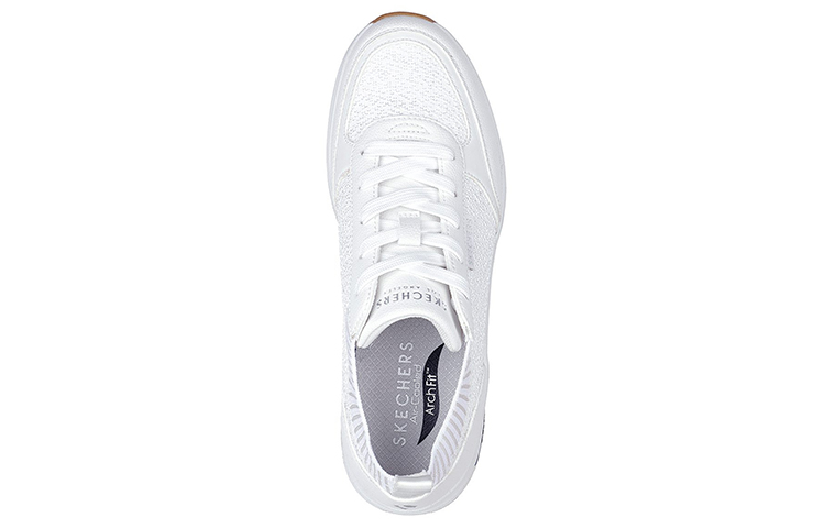 Lookbook (W) Skechers Arch Fit S-Miles 'Putih Kasual Berjalan' 155565-WHT