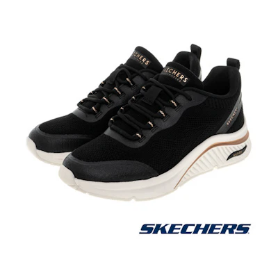 (W) Skechers Arch Fit S-Miles Casual Shoes Black