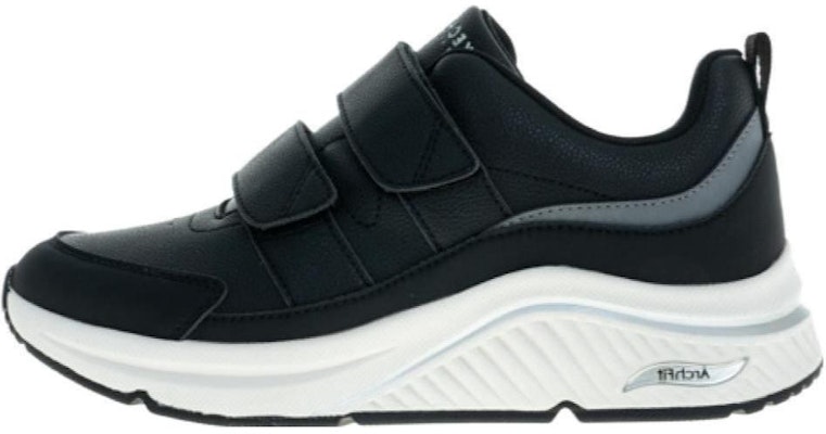 (Women) Skechers Arch Fit S-Miles Shoes 'Black White' 155571-BLK Buy (Women) Skechers Arch Fit S-Miles Shoes 'Black White' 155571-BLK