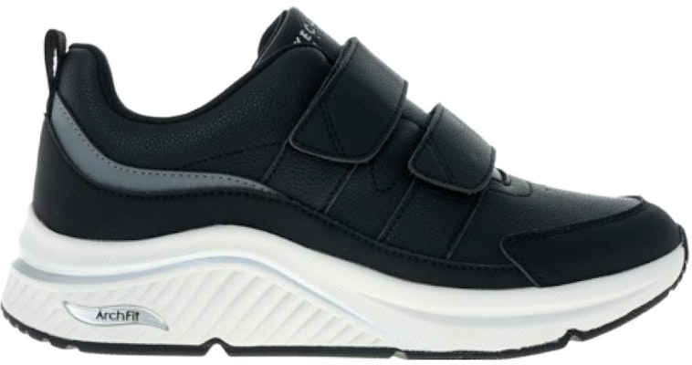 (Women) Skechers Arch Fit S-Miles Shoes 'Black White' 155571-BLK Order (Women) Skechers Arch Fit S-Miles Shoes 'Black White' 155571-BLK
