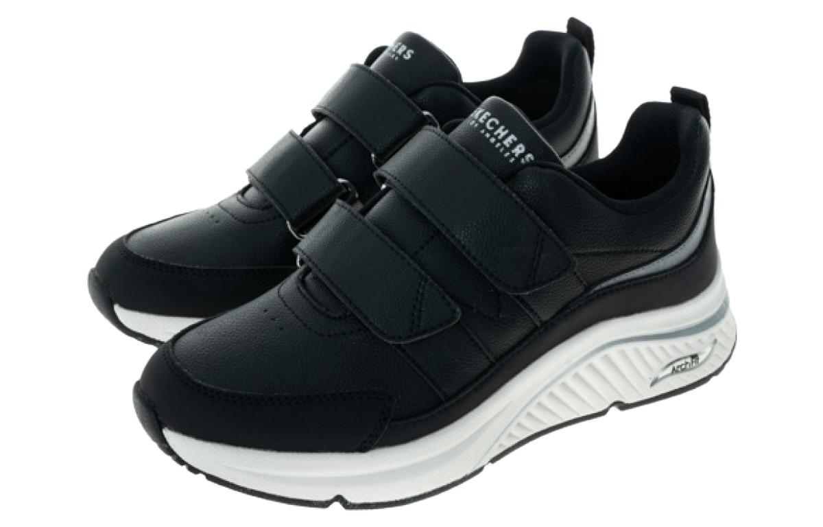 Lookbook (W) Zapatillas Skechers Arch Fit S-Miles 'Negro Blanco'. 155571-BLK