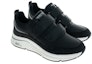 Shop (W) Kasut Skechers Arch Fit S-Miles 'Hitam Putih' 155571-BLK