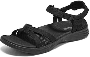 Order (W) Sandalia Skechers Arch Fit 'Antideslizante y Duradera' 141370-BKGY
