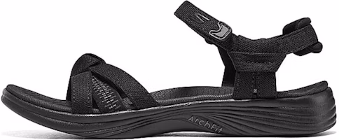 (Women) Skechers Arch Fit Sandal 'Anti-Slip Durable' 141370-BKGY (Women) Skechers Arch Fit Sandal 'Anti-Slip Durable' 141370-BKGY