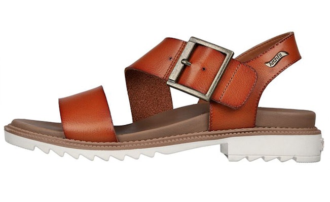 (Women) Skechers Arch Fit Sandal 'Comfort Hook-and-Loop Brown' 163336-LUG Buy (Women) Skechers Arch Fit Sandal 'Comfort Hook-and-Loop Brown' 163336-LUG