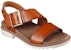 (W) Skechers Arch Fit Sandal 'Comfort Hook-and-Loop Coklat' 163336-LUG