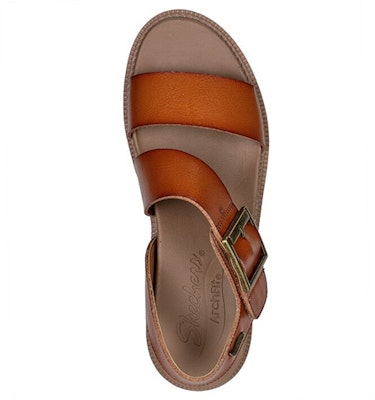 (W) Skechers Arch Fit Sandal 'Comfort Hook-and-Loop Coklat' 163336-LUG Shop (W) Skechers Arch Fit Sandal 'Comfort Hook-and-Loop Coklat' 163336-LUG