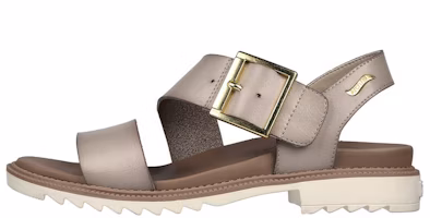 (Women) Skechers Arch Fit Sandal 'Grey Brown' 163336-TPE (Women) Skechers Arch Fit Sandal 'Grey Brown' 163336-TPE