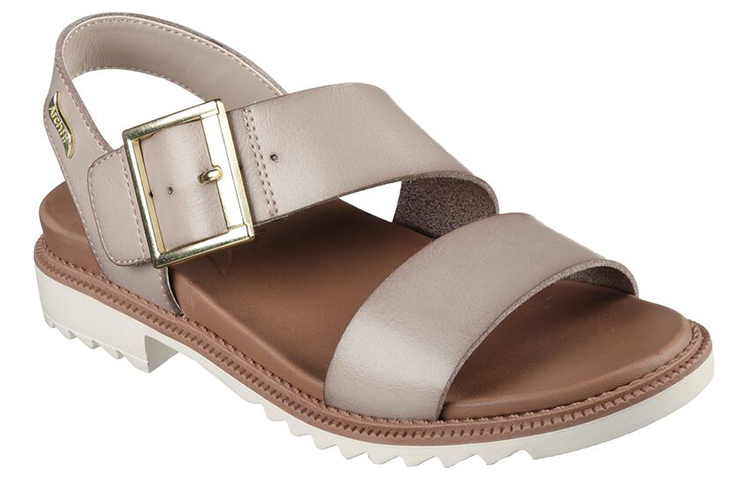 Lookbook (W) Sandalia Skechers Arch Fit 'Gris Marrón' 163336-TPE