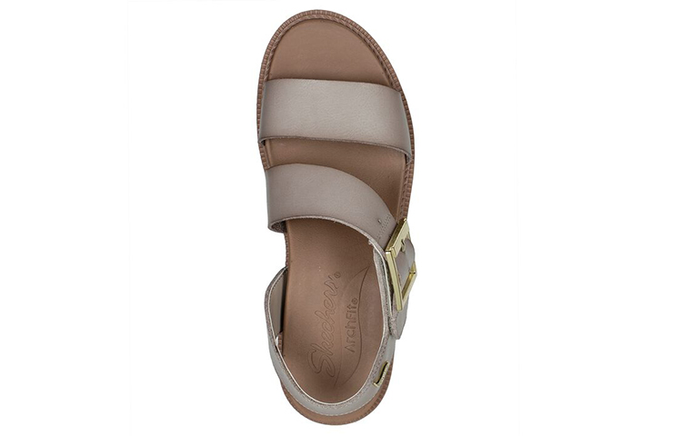 Shop (W) Sandalia Skechers Arch Fit 'Gris Marrón' 163336-TPE