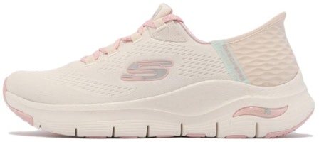 (Women) Skechers Arch Fit Slip-Ins 'Beige Pink' 149568-OFPK (Women) Skechers Arch Fit Slip-Ins 'Beige Pink' 149568-OFPK