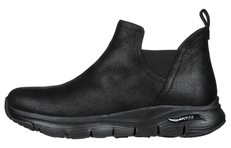 (Women) Skechers Arch Fit Smooth 'Black Chelsea' 167367-BBK