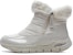 (W) Skechers Arch Fit Smooth 'Cool Puff Kulit Putih Berkilat' 167252-WWHT