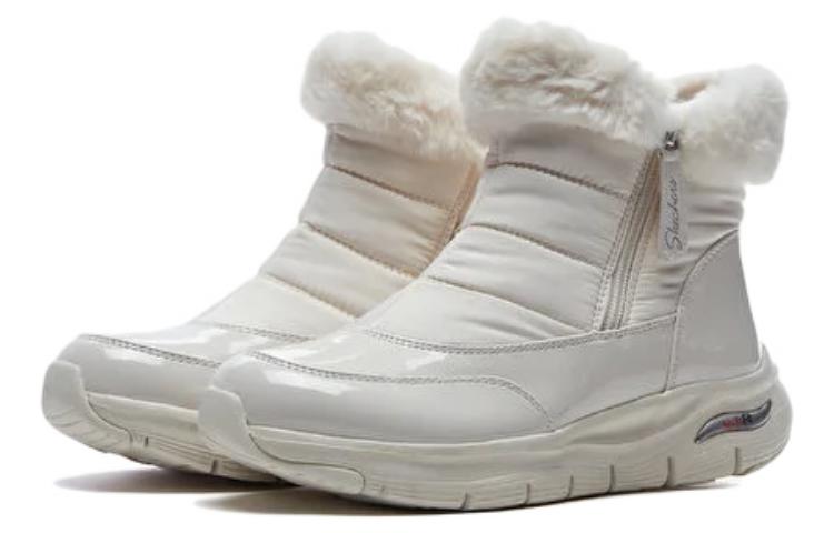 Lookbook (W) Skechers Arch Fit Smooth 'Cool Puff Kulit Putih' 167252-WWHT
