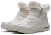 (W) Skechers Arch Fit Smooth 'Cool Puff Kulit Putih Berkilat' 167252-WWHT