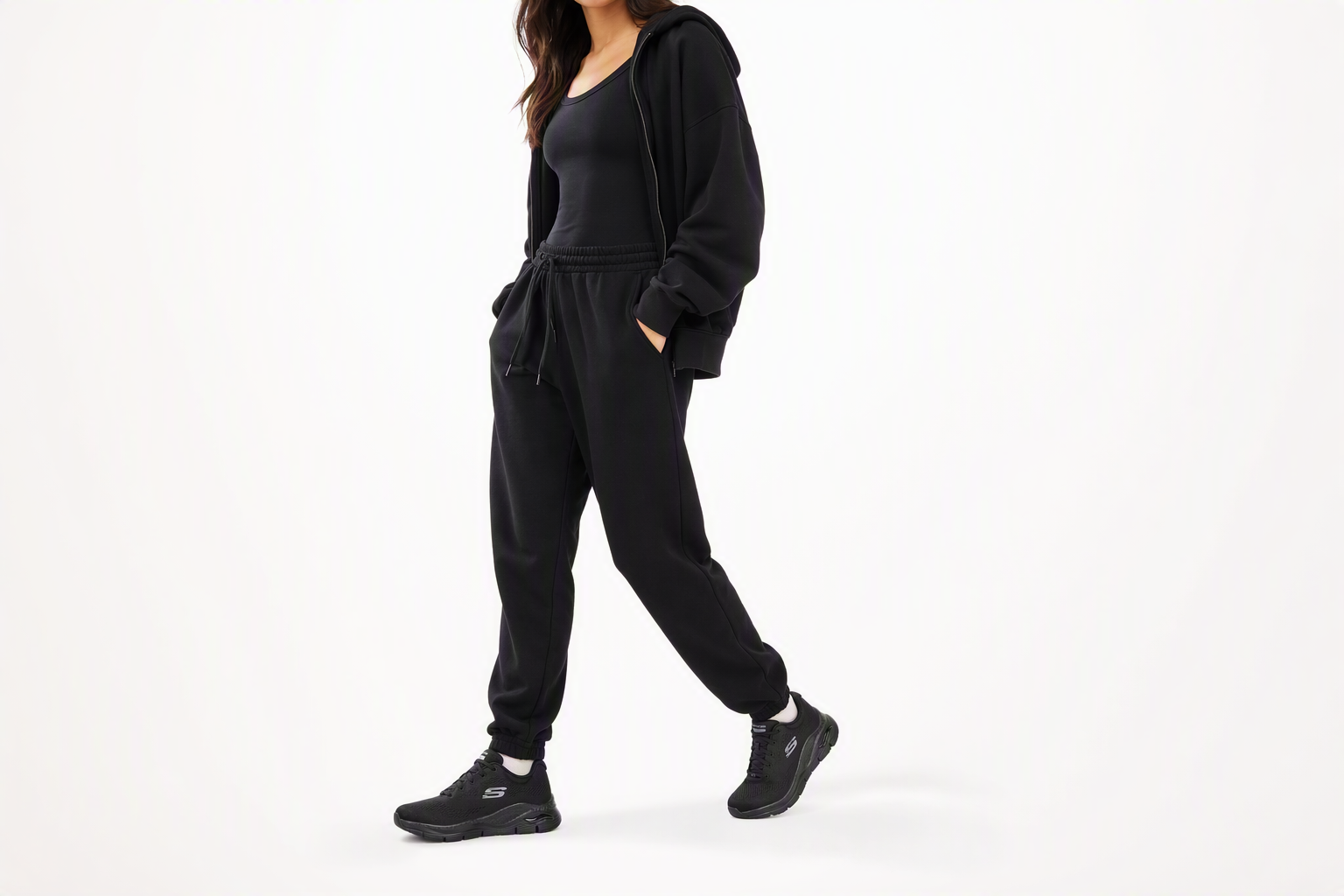 Order (Women) Skechers Arch Fit Sport 'Black' 149057-BBK