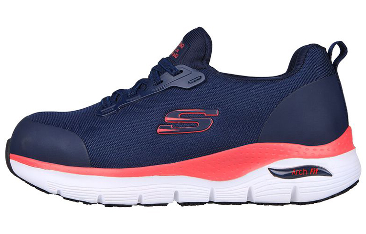 (Women) Skechers Arch Fit SR 'Blue Pink' 108057-NVPK