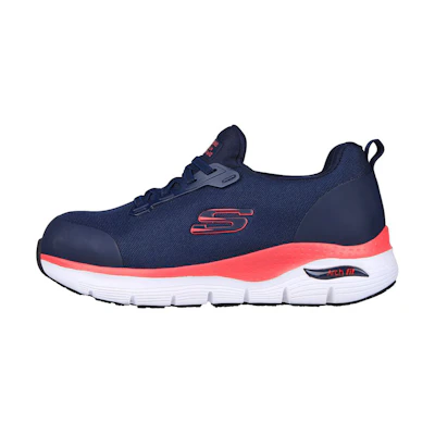 (W) Skechers Arch Fit SR 'Blue Pink'