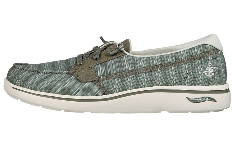 (Women) Skechers Arch Fit Uplift-Anchored 'Green Slip-On' 136606-OLV