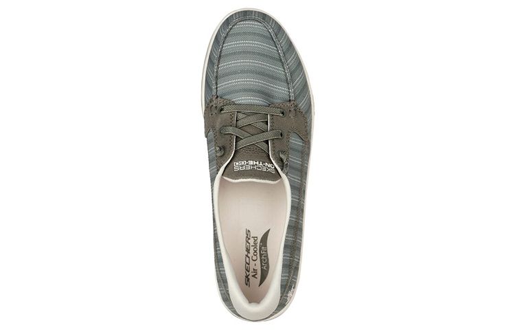 Shop (Women) Skechers Arch Fit Uplift-Anchored 'Green Slip-On' 136606-OLV