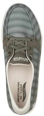 Skechers Arch Fit Uplift-Anchored 一腳蹬運動休閒鞋 女款 綠色 Shop Skechers Arch Fit Uplift-Anchored 一腳蹬運動休閒鞋 女款 綠色