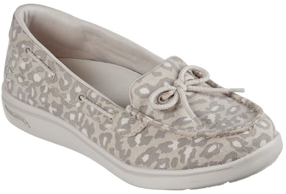 Skechers Arch Fit Uplift-Anchored 一腳蹬運動休閒鞋 女款 灰褐色 Lookbook Skechers Arch Fit Uplift-Anchored 一腳蹬運動休閒鞋 女款 灰褐色
