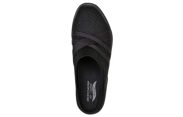 Lookbook (W) Skechers Arch Fit Uplift 'Be Lovely Hitam' 136582-BBK