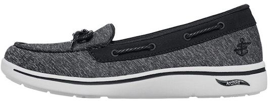 (Women) Skechers Arch Fit Uplift 'Black Casual' 136602-BKW (Women) Skechers Arch Fit Uplift 'Black Casual' 136602-BKW
