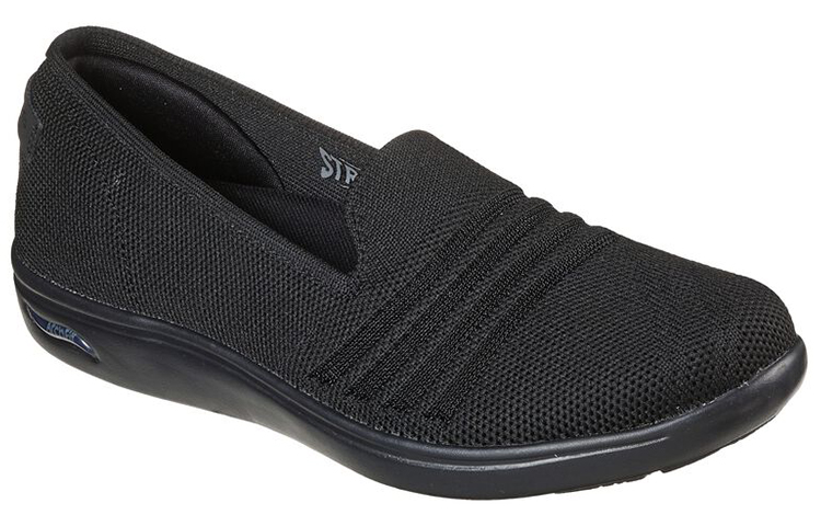 Lookbook (Women) Skechers Arch Fit Uplift 'Breathable Black' 136560-BBK