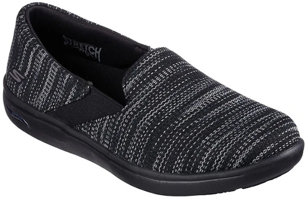 (Women) Skechers Arch Fit Uplift 'Cheerful Black Slip-On' 136576-BKGY Lookbook (Women) Skechers Arch Fit Uplift 'Cheerful Black Slip-On' 136576-BKGY