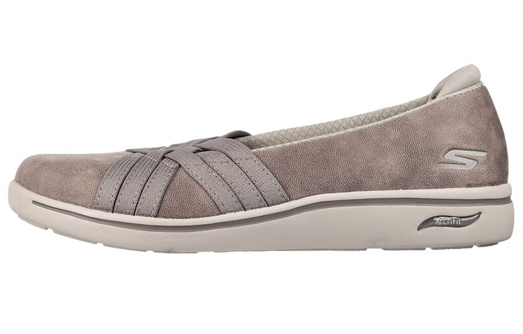 (Women) Skechers Arch Fit Uplift 'Precious Deep Grey-Brown' 136574-DKTP