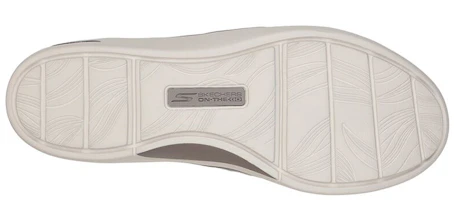 Shop Skechers Arch Fit Uplift-Precious 休閒運動一腳蹬 女款 深灰褐色