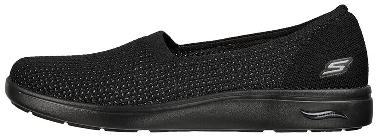 women-skechers-arch-fit-uplift-sweet-casual-slip-on-black-136559-bbk