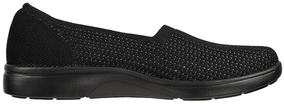Skechers Arch Fit Uplift-Sweet 休閒運動懶人鞋 女款 黑色 Order Skechers Arch Fit Uplift-Sweet 休閒運動懶人鞋 女款 黑色