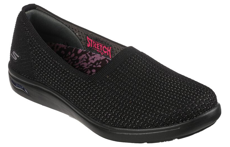 Lookbook (Women) Skechers Arch Fit Uplift 'Sweet Casual Slip-On Black' 136559-BBK