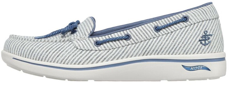 (W) 斯凯奇 Arch Fit Uplift 白灰蓝色 136601-BLW Buy (W) 斯凯奇 Arch Fit Uplift 白灰蓝色 136601-BLW