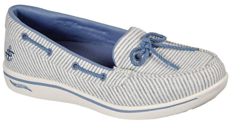 (W) Skechers Arch Fit Uplift 'Blanco Gris Azul' 136601-BLW Lookbook (W) Skechers Arch Fit Uplift 'Blanco Gris Azul' 136601-BLW