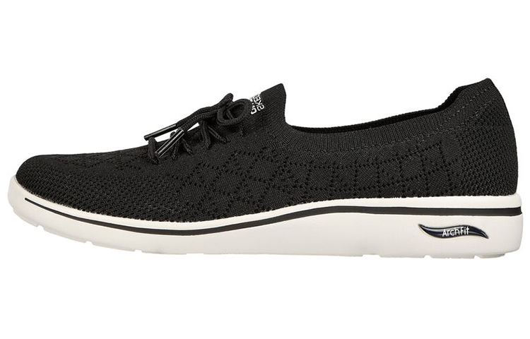 (Women) Skechers Arch Fit Uplift Black 'Perfect Slip-On' 136634-BKW