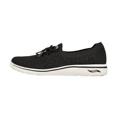 (W) Skechers Arch Fit Uplift Black 'Perfect Slip-On'