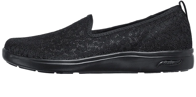 women-skechers-arch-fit-uplift-black-simplified-comfort-slip-on-136561-bbk