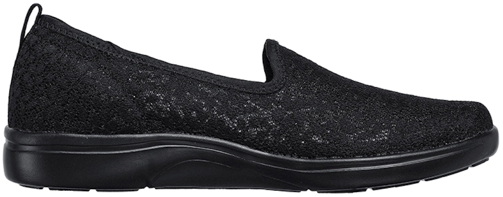 Skechers Arch Fit Uplift 簡約舒適 滑入式運動休閒鞋 女款 黑色 Order Skechers Arch Fit Uplift 簡約舒適 滑入式運動休閒鞋 女款 黑色