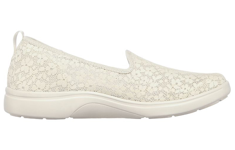 Order (Women) Skechers Arch Fit Uplift White 'Simplified Comfort Slip-On' 136561-NAT