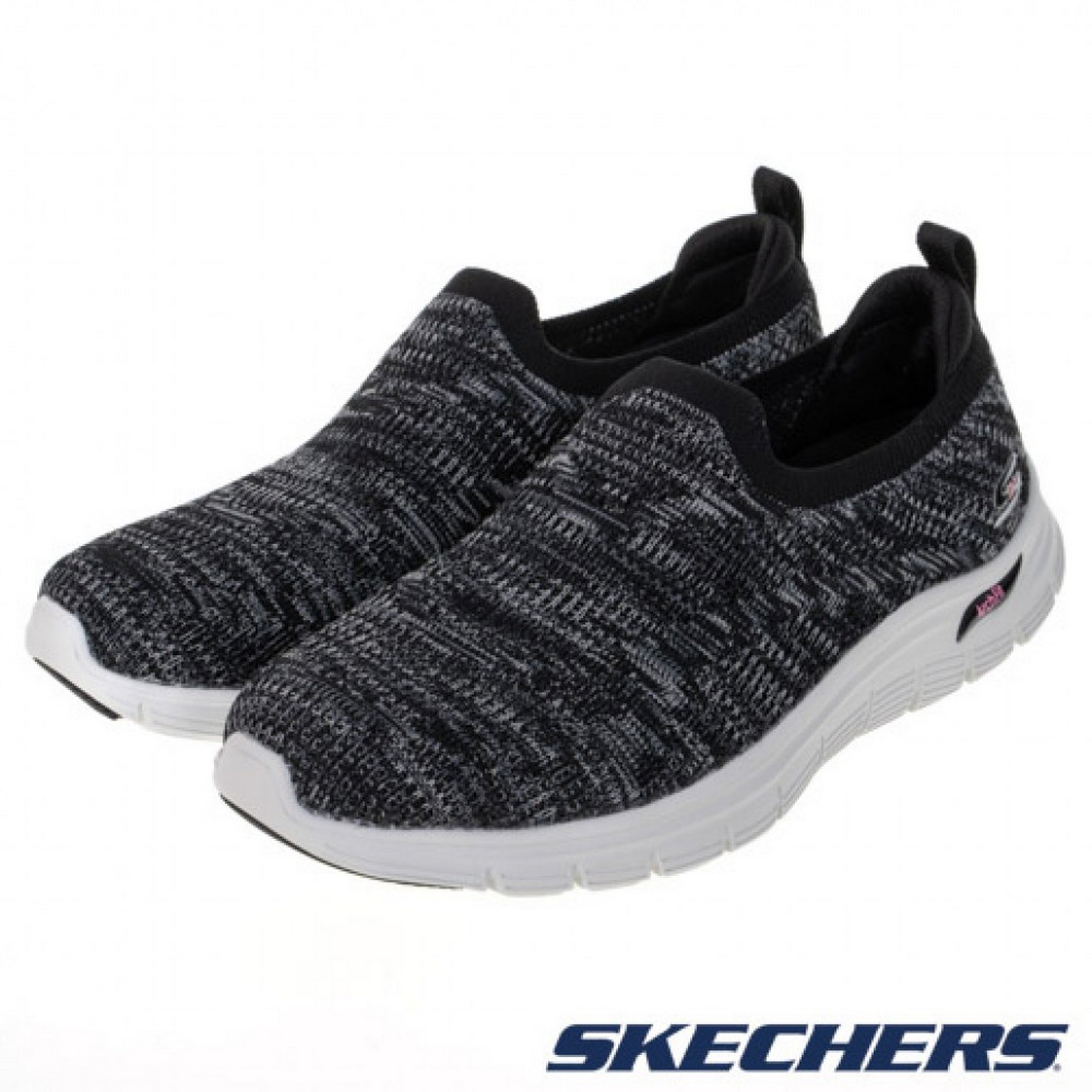 (Women) SKECHERS ARCH FIT VISTA Casual Shoes Black 104371WBKPK