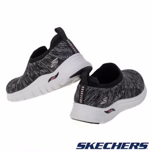 (W) スケッチャーズ アーチフィット ビスタ カジュアルシューズ ブラック 104371WBKPK Details for (W) スケッチャーズ アーチフィット ビスタ カジュアルシューズ ブラック 104371WBKPK