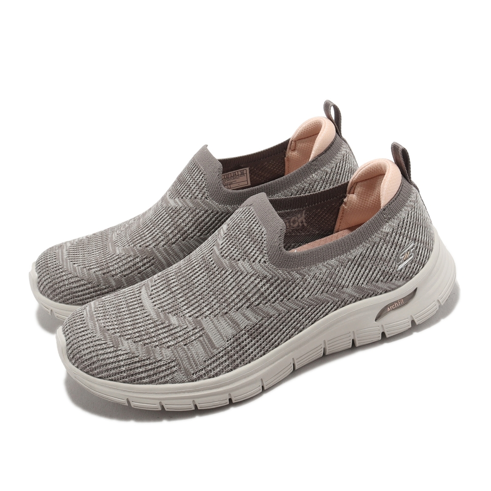 (Women) Skechers Arch Fit Vista Casual Shoes Grey Gray 104371WTPE