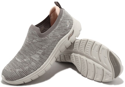 (W) 스케쳐스 아치 핏 비스타 캐주얼 슈즈 그레이 104371WTPE Details for (W) 스케쳐스 아치 핏 비스타 캐주얼 슈즈 그레이 104371WTPE