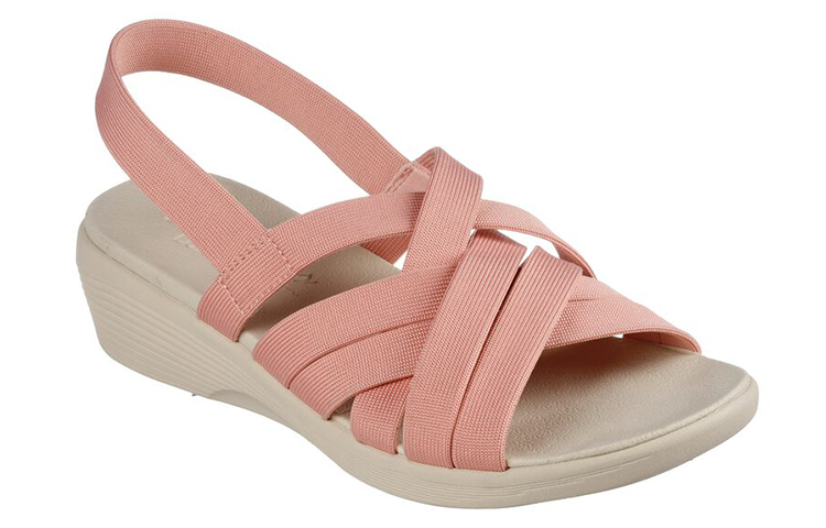 Lookbook (W) Skechers Arya-True Calling 'Pink' Wanita 163162-CRL