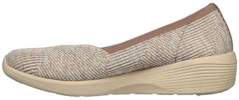 (Women) Skechers Arya 'Good Morning Brown Slip-On' 158512-MOC (Women) Skechers Arya 'Good Morning Brown Slip-On' 158512-MOC