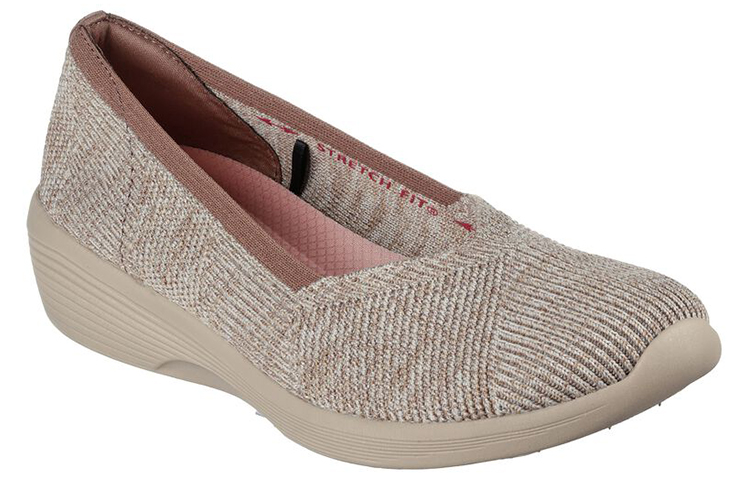 Lookbook (Women) Skechers Arya 'Good Morning Brown Slip-On' 158512-MOC