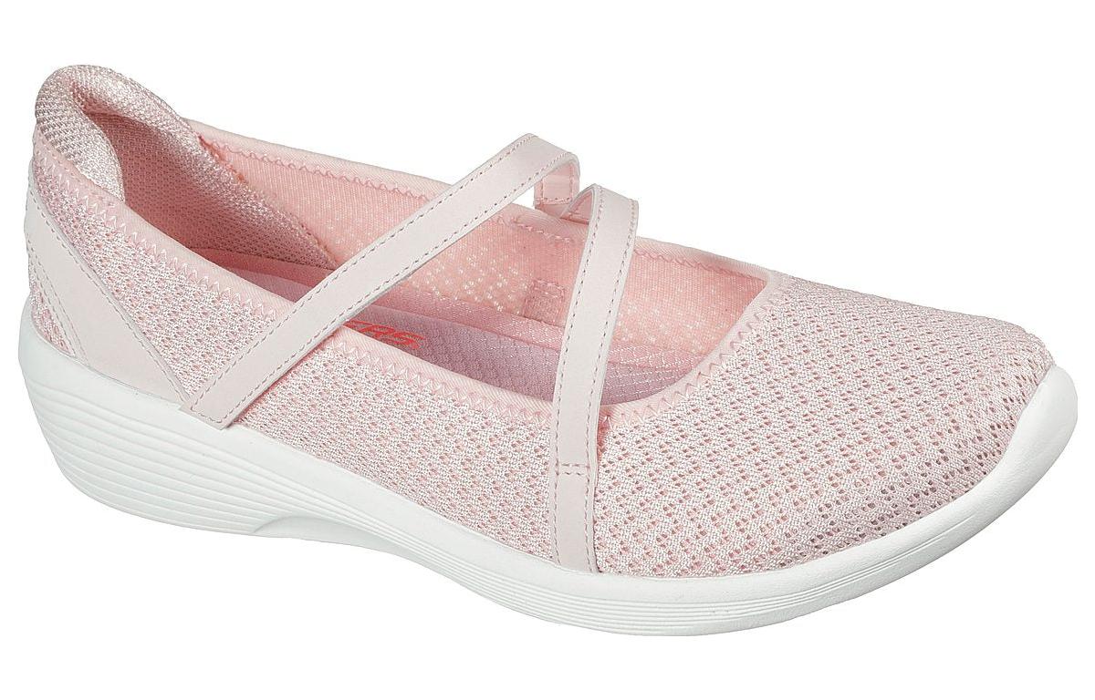 Lookbook (Women) Skechers Arya 'Pink Casual Slip-On' 104113-LTPK